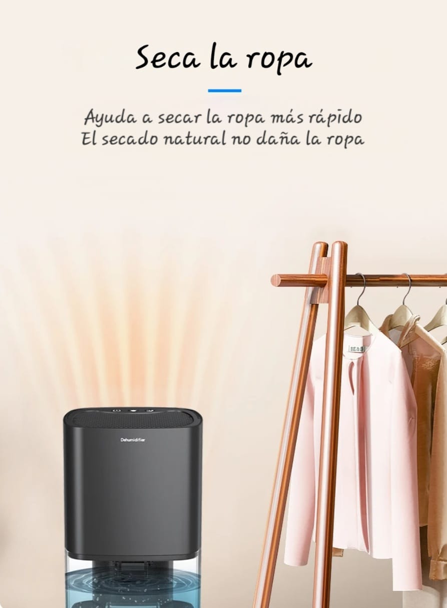 💧 SilentDry Pro™ – Deshumidificador Portátil Inteligente