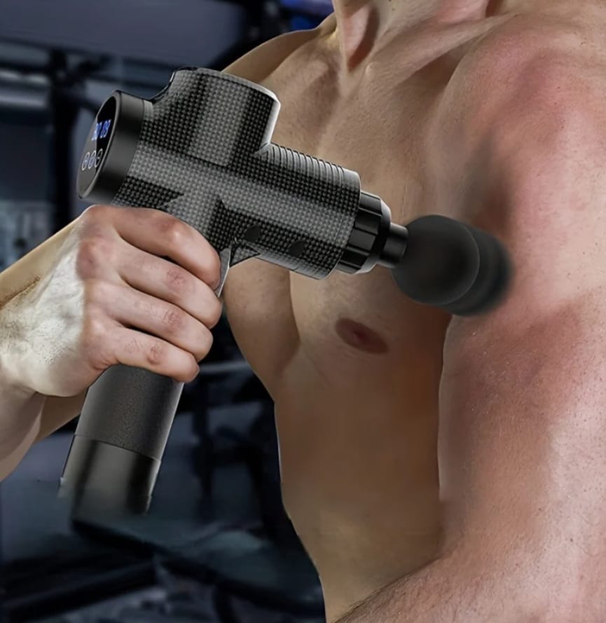 💥 PowerMassage Pro™ — Pistola de Masaje de 99 Niveles de Potencia