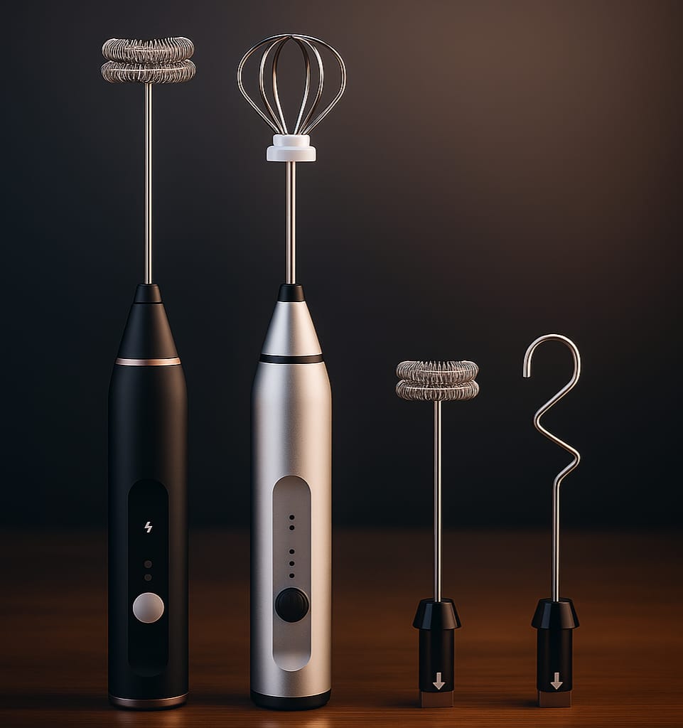 ☕Frother Eléctrico Portátil USB — Licuados Rápidos Sin complicaciones