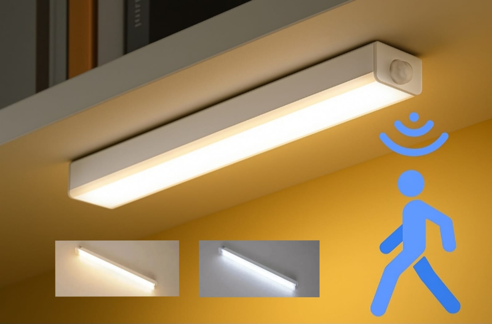 💡 Lámpara LED Recargable con Sensor PIR – Ilumina tu vida con inteligencia ⚡