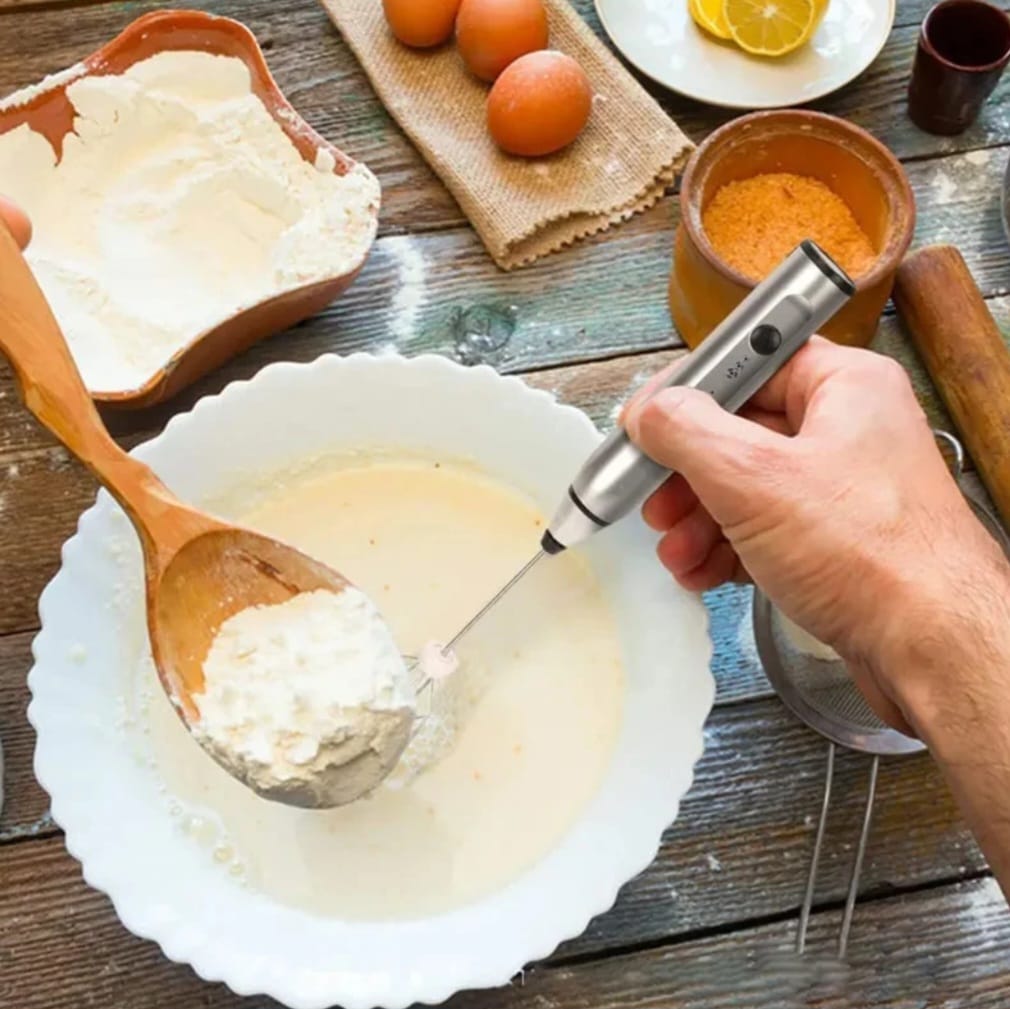 ☕Frother Eléctrico Portátil USB — Licuados Rápidos Sin complicaciones