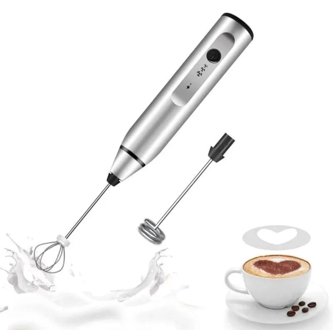 ☕Frother Eléctrico Portátil USB — Licuados Rápidos Sin complicaciones