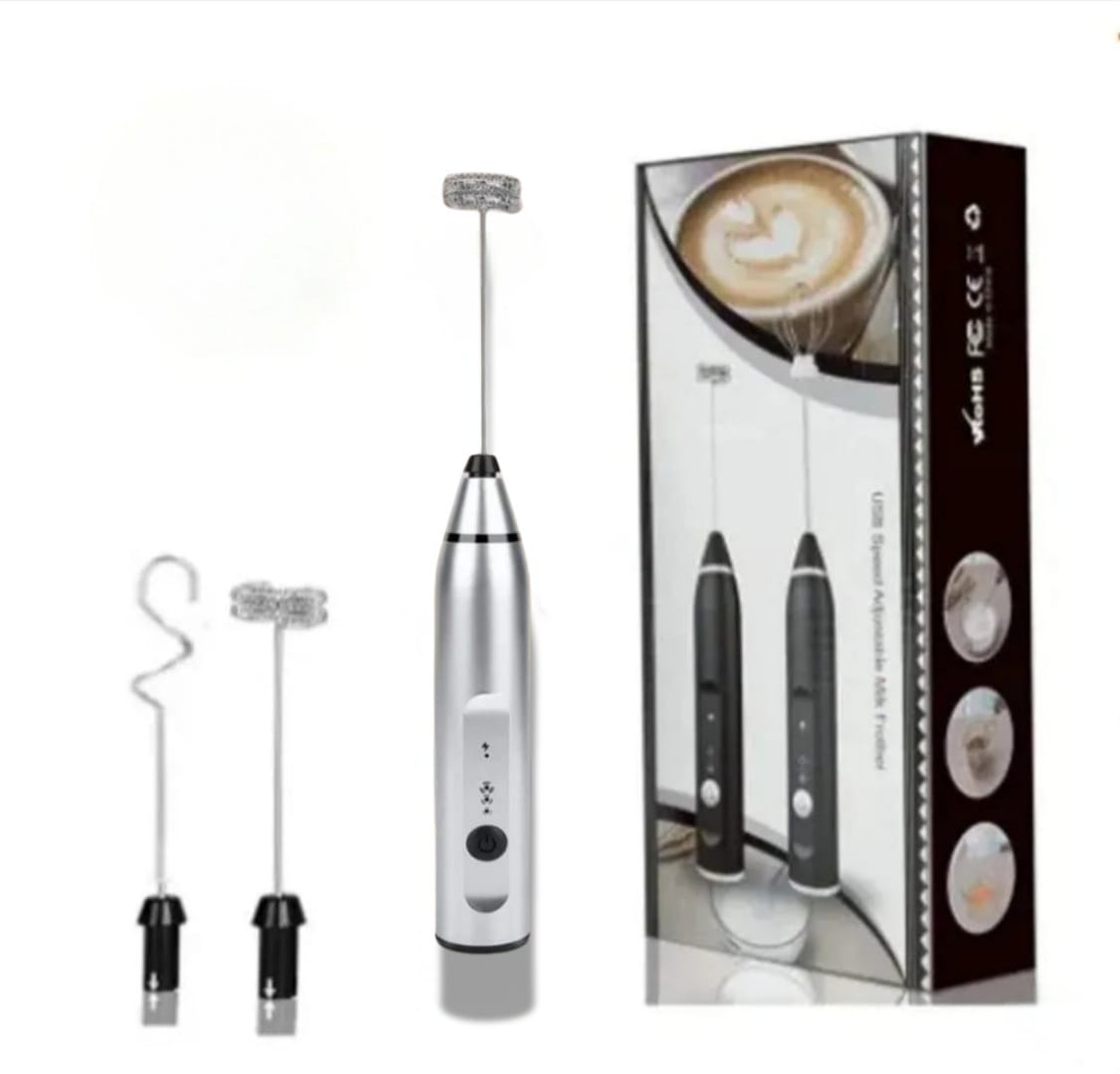 ☕Frother Eléctrico Portátil USB — Licuados Rápidos Sin complicaciones